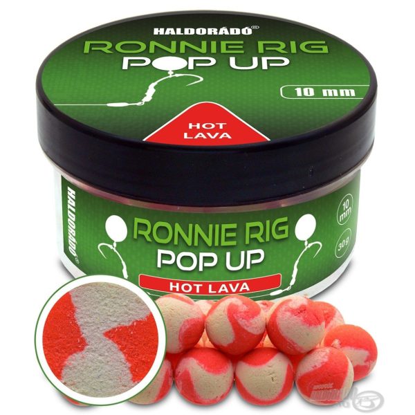 Haldorádó Ronnie Rig Pop Up Hot Lava 10 mm Lokboilie 30gr