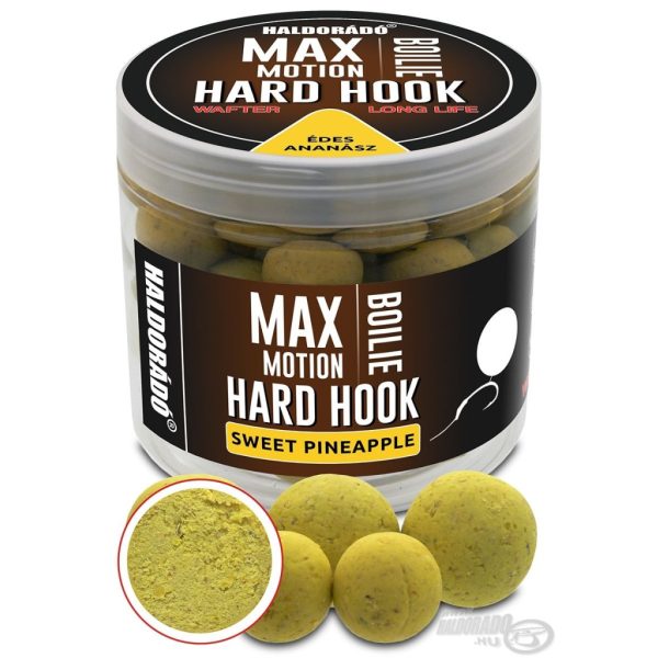 Haldorádó Max Motion Boilie Hard Hook Wafter 16, 20mm Zoete Ananas Haakaas Boilie 100gr