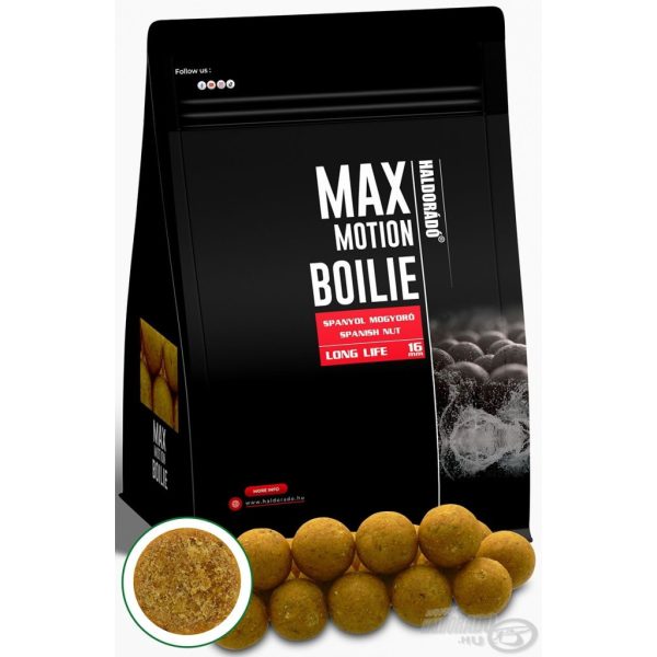 Haldorádó Max Motion Boilie Long Life 16mm Spaanse Pinda Boilie 800gr
