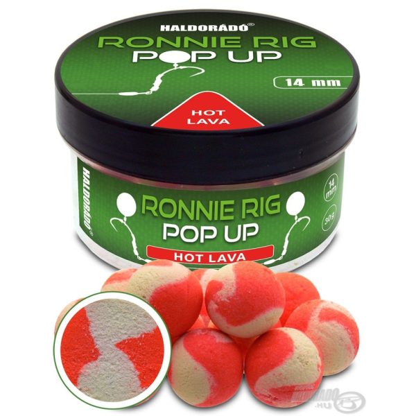 Haldorádó Ronnie Rig Pop Up Hot Lava 14mm Aas Boilie 30gr