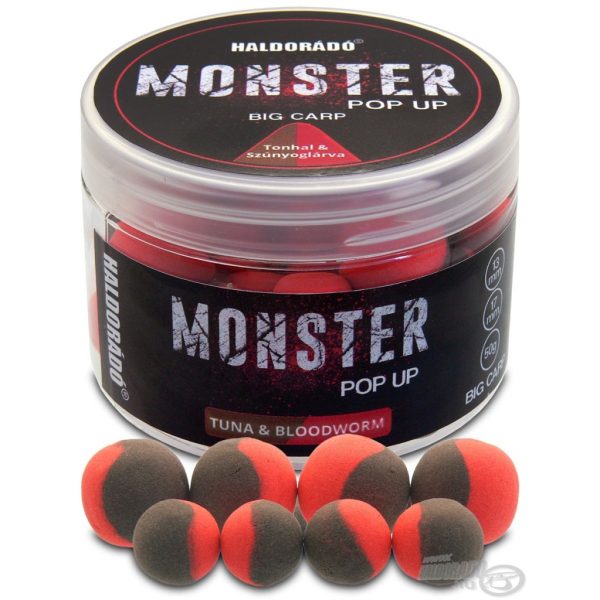 Haldorádó Monster Pop Up Big Carp Tonijn & Muggenlarve 13-17mm Pop Up 50gr