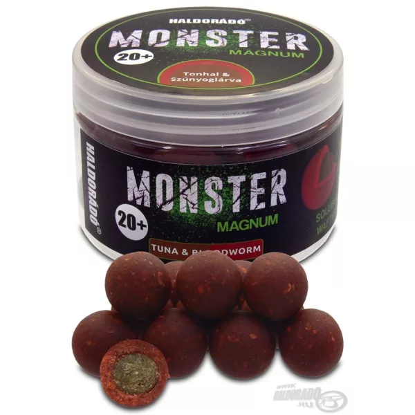 Haldorádó Monster Magnum 20+mm Tonijn & Muggenlarve Boilie 70gr