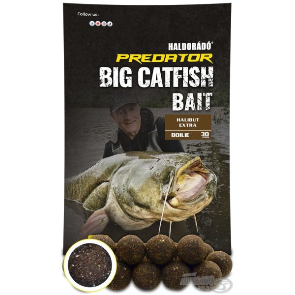 Haldorádó Catfish Bait Boilie 30+ Halibut Extra Meerval Boilie 1kg