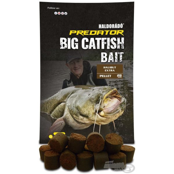 Haldorádó Catfish Bait Pellet 28mm Halibut Extra Meerval Pellet 1kg