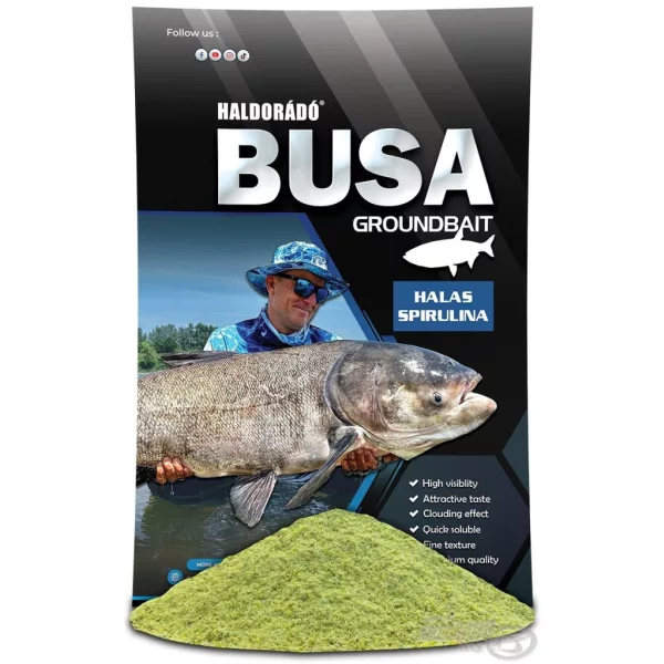 Haldorádó Zilverkarper Visachtige Spirulina Grondvoer 1kg