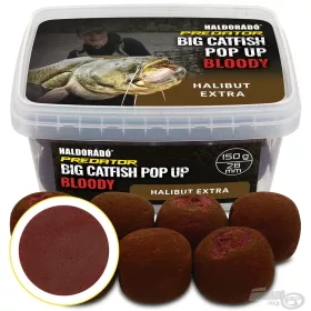   Haldorádó Catfish Pop Up 28mm Bloody Halibut Extra Meerval Haakaas 200gr