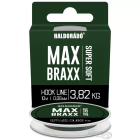   Haldorádó Max Braxx Super Soft Hook Line 0,06mm 10m Gevlochten Onderlijn