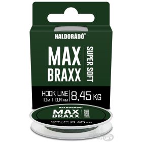   Haldorádó Max Braxx Super Soft Hook Line 0,14mm 10m Gevlochten Onderlijn