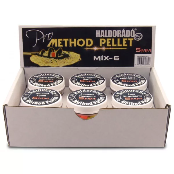 Haldorádó Pro Method Pellet 5mm - -MIX-6 / 6 smaken in één doos