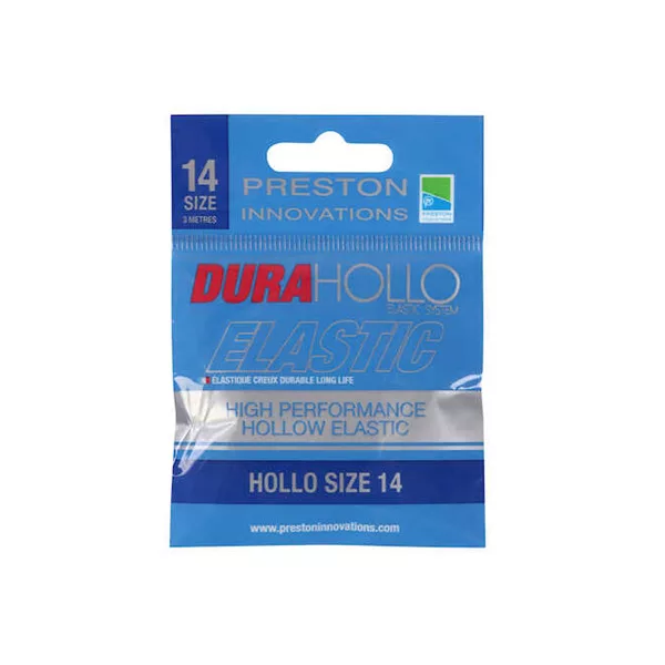 Preston Dura Hollo Elastic Size 14 Vaste Hengel Elastiek