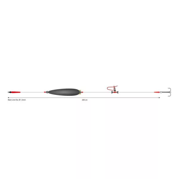 Mikado Catfish 200cm 3/0 Monofil Voorslaglijn