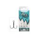 Mikado Jaws Dreg 2, met oog en weerhaak, roofvishaak, 5 stuks
