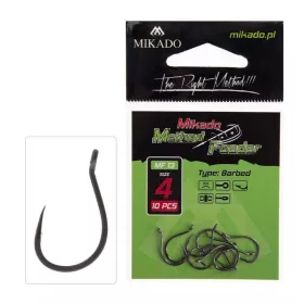   Mikado Method Feeder MF13 8 Oog, Met Weerhaak Karperhaak 10 stuks