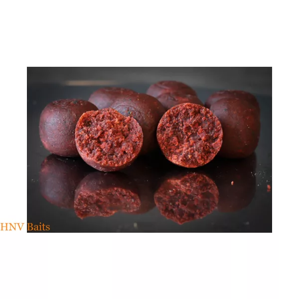 HNV Baits Rode Pikante Squis 20mm Boilie 1kg