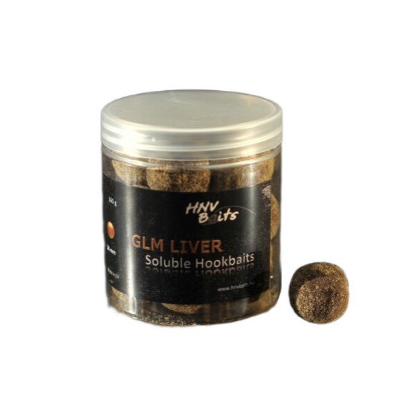 HNV Baits GLM Liver Soluble Hookbaits 24mm Oplosbaar Haakaas 165gr