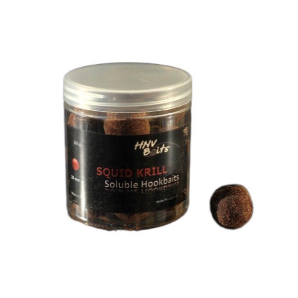HNV Baits Squid Krill Soluble Hookbaits 24mm Oplosbaar Haakaas 165gr