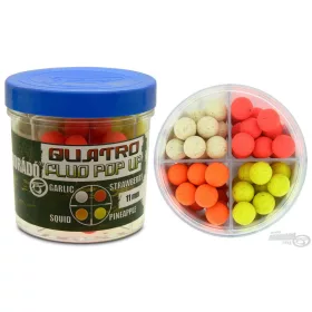  Haldorádó Quatro Fluo Pop Up Boilies 11 mm / 4 smaken in één doos