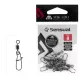 Mikado Fastlock 6 Zwart Nikkel Wartel 10 stuks