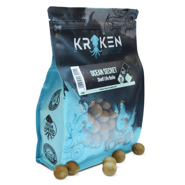 The Kraken Baits Ocean Secret Shelf Life Hal-Kagyló 12mm Bojli 900gr