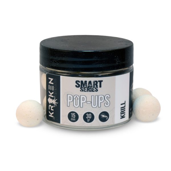 The Kraken Baits Smart Series Fluo White Krill 18mm Pop Up 30gr