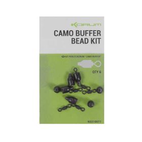 Korum Camo Buffer Bead Kit Wartelclip