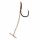 Korum Quickstop Hook Hairs 12 Ogen, Baardige Monofil Voorgeknoopte Haak 4 st.