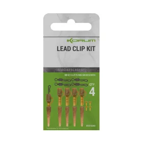 Korum Smokescreen Lead Clip Kit 4st