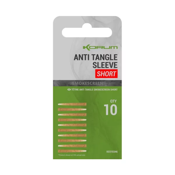 Korum Smokescreen Anti Tangle Sleeves Short Anti-Klit Huls 10st