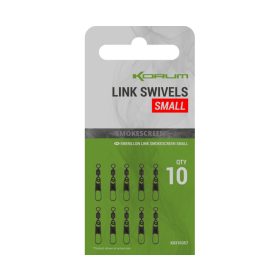 Korum Smokescreen Link Swivels Small Wartels 10 stuks
