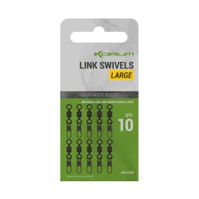 Korum Smokescreen Link Swivels Large Wartels 10 stuks