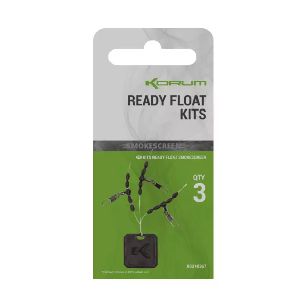 Korum Smokescreen Ready Float Kits Snelsluiting 3 stuks