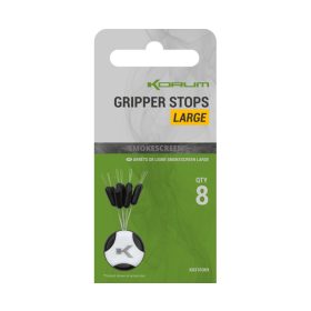 Korum Smokescreen Gripper Stops Large Stoppers 8 stuks
