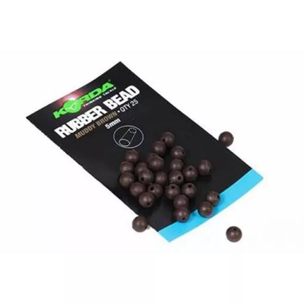 Korda 5mm Bead Brown - rubberkraal