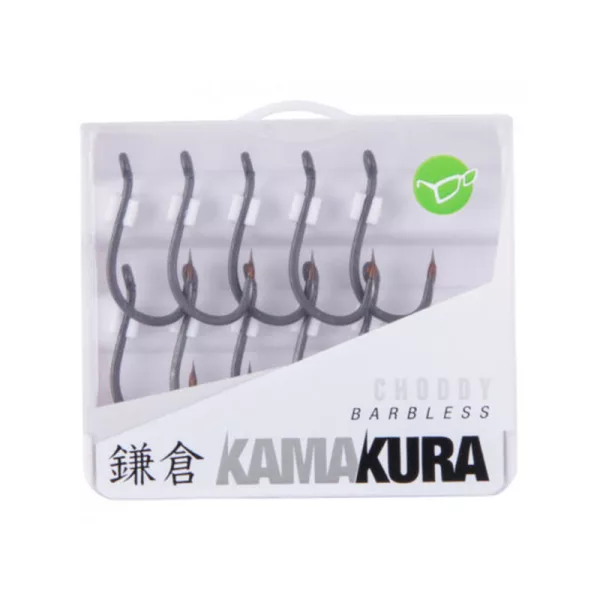 Korda Kamakura Choddy Barbless 4 Oog, Weerhaakloze Haak 10 stuks