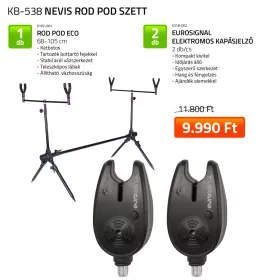   Nevis Eco Rod Pod + Eurosignal Elektronische Beetmelder Visset