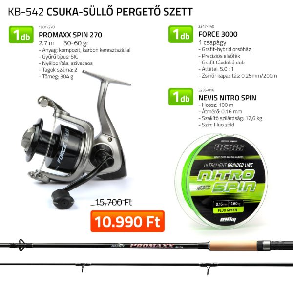 Nevis Snoek-Snoekbaars Spinset