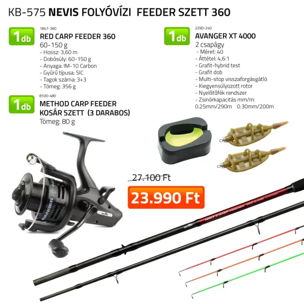 Nevis Rivier Feeder Visset