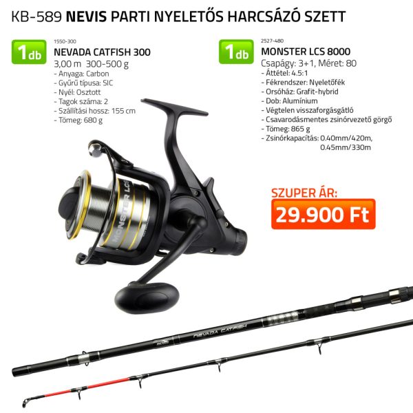 Nevis Oever Baitrunner Meervalset