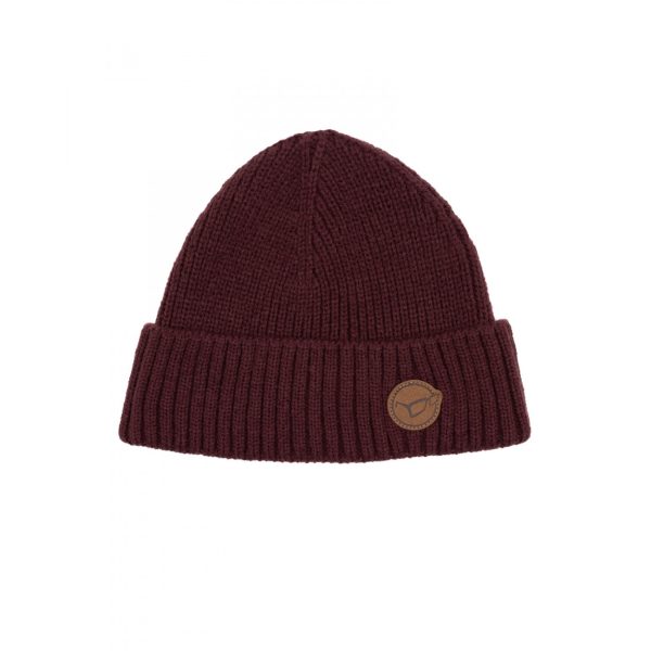 Korda Trawler Beanie Bordeaux Gebreide Muts