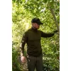 Korda Mock Neck Thermal LS Shirt Dark Olive Hosszú Ujjú Thermo Aláöltözet 4XL