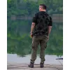 Korda Tie Dye Slate Grijze T-shirt S