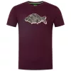 Korda Bedrukt Bordeaux T-shirt S