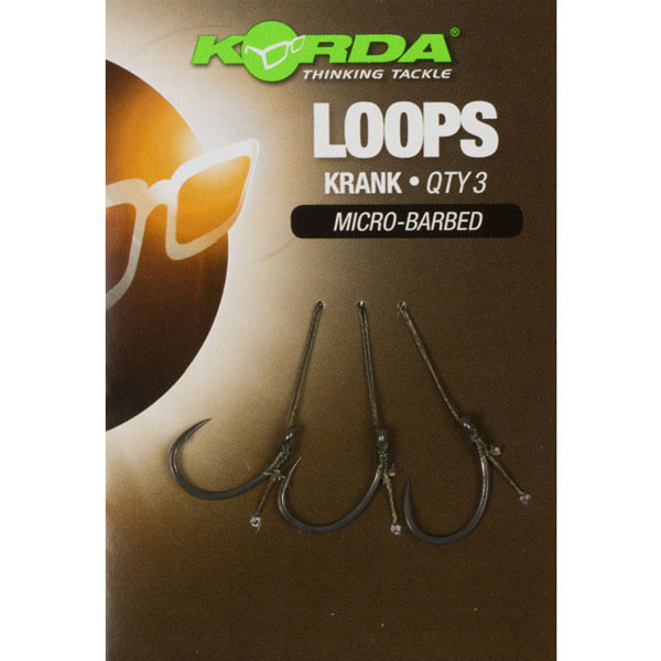 Korda Loop Rigs Size 4 Krank 18lb - voorgeknoopte karperonderlijn - voorgeknoopte karperonderlijn