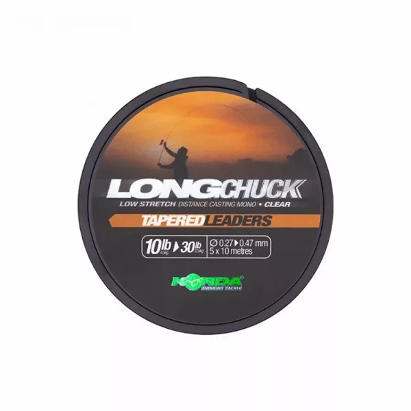 Korda LongChuck Tapered Leaders werpleader (12-30lb/0.30-0.47mm)