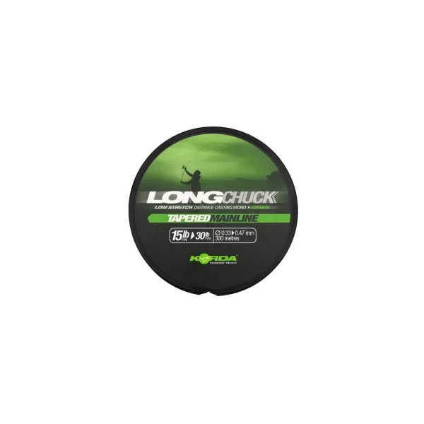 Korda LongChuck Groen 0,33-0,47mm 300m Monofil Hoofdlijn