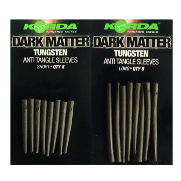 Korda Dark Matter Tungsten Anti Tangle Sleeve Short - anti-tangle sleeve