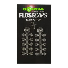 Korda Floss Caps Clear - boilie stopper