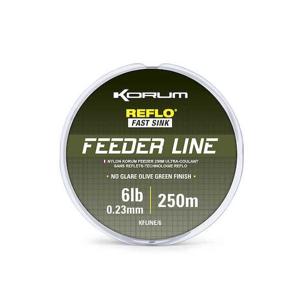 Korum Feeder Line 6lb 0.23mm Hoofdlijn