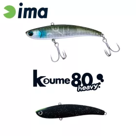   Ima Koume Vibration 80 Heavy 8cm 20gr 119 Matt Night Black Wobbler