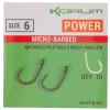 Korum Xpert Power - Micro-barbed (size 6) Feederhaak